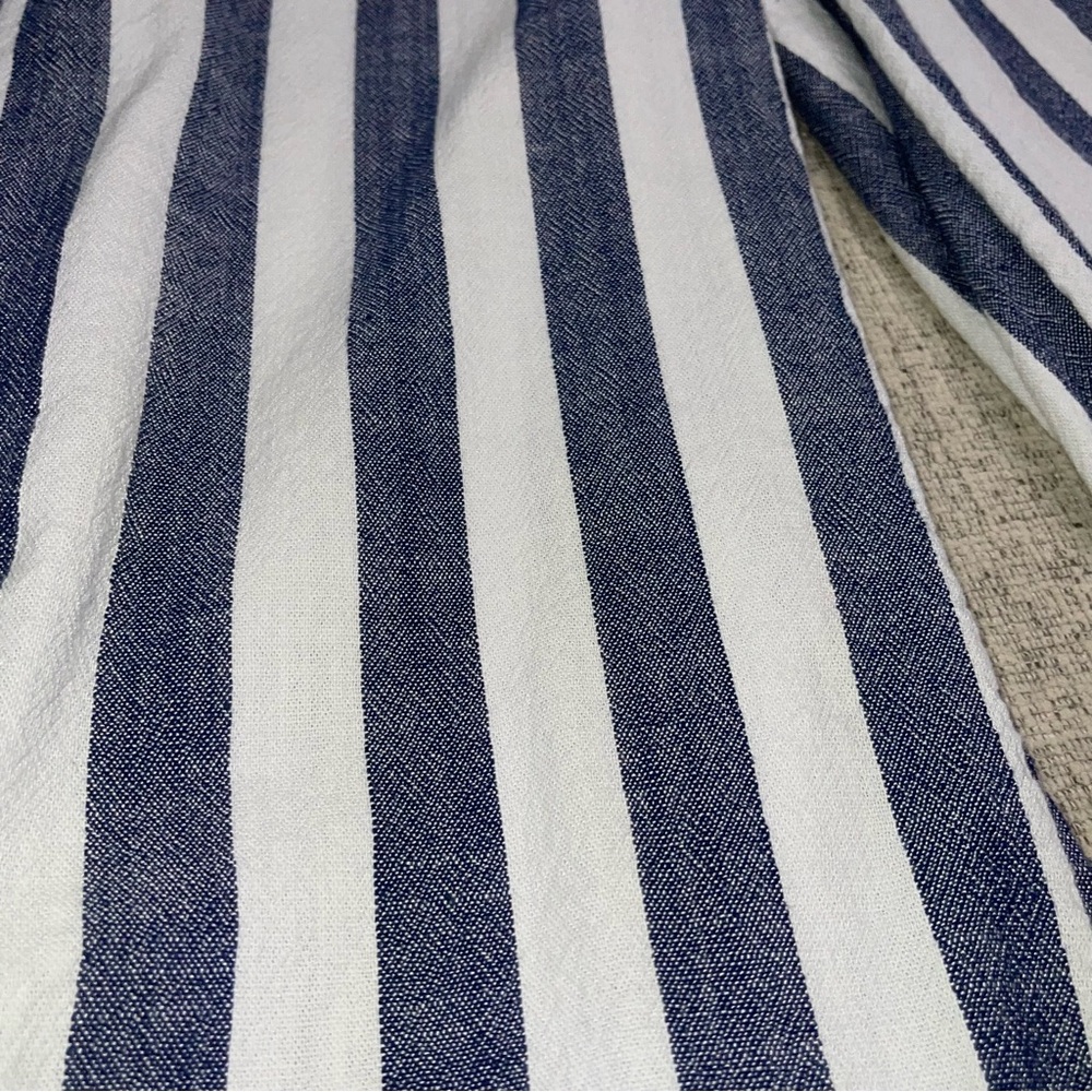 🛍️🌟Host Pic 🌟Banana Republic Rowan Striped Wide Leg Size 2 Pețite - Picture 8 of 8